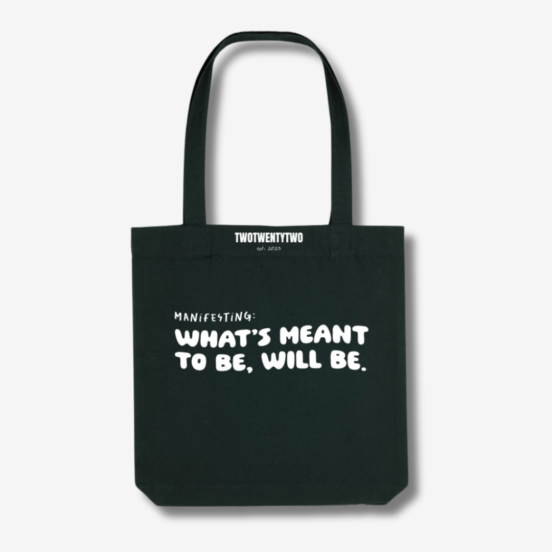 MANIFESTING tote bag