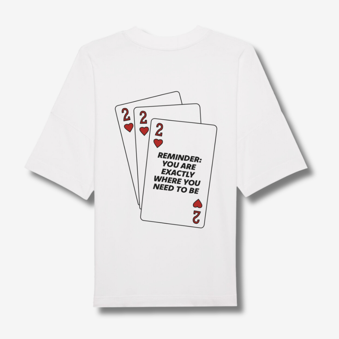 222 CARDS oversized tshirt