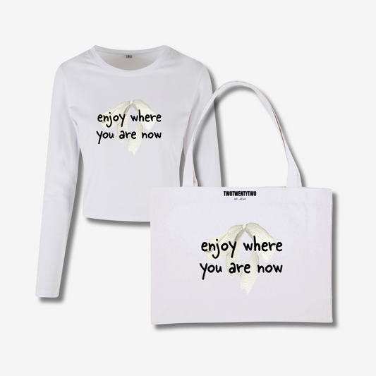 HERE & NOW longsleeve & shopping bag bundle