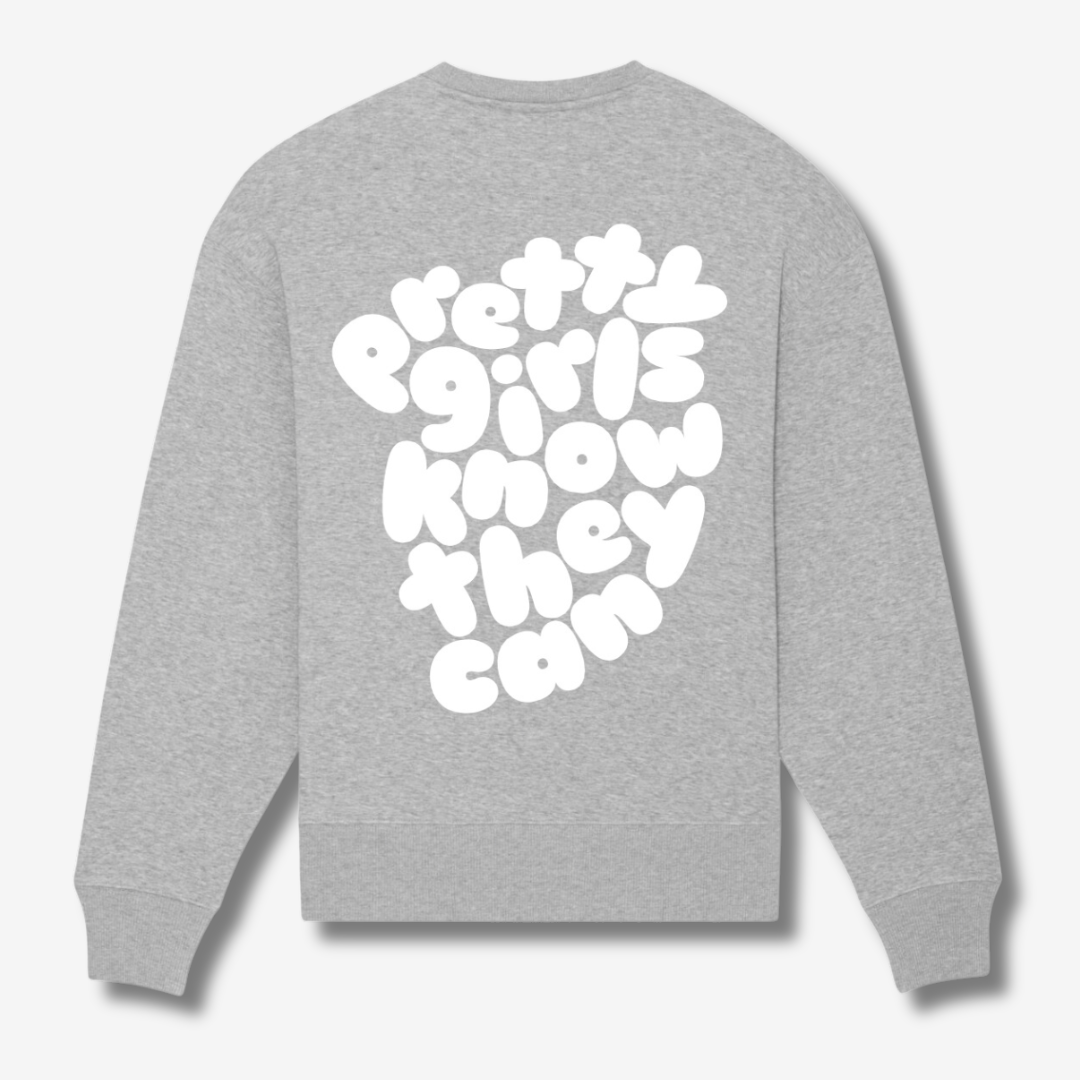 PRETTY GIRLS oversized sweatshirt